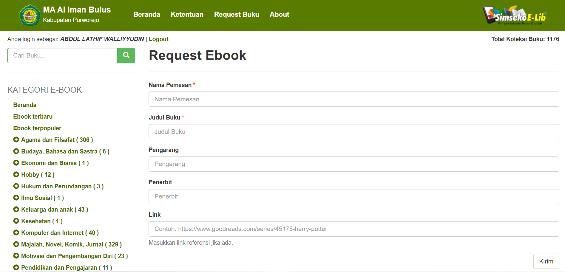 Request E-Book